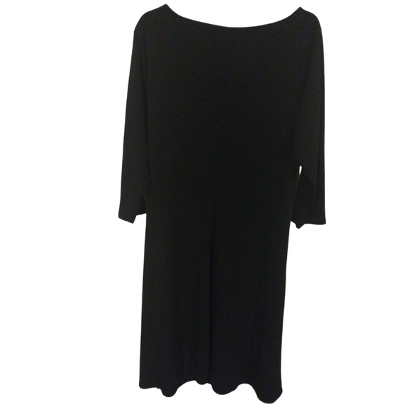 Timeless Blk. Shapewear Dress b-slim Pullover Crossover Drape Bodice Cocktail 2X - Picture 6 of 9